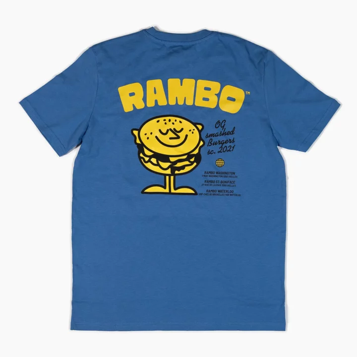 Rambo - Blue T-shirt - Back
