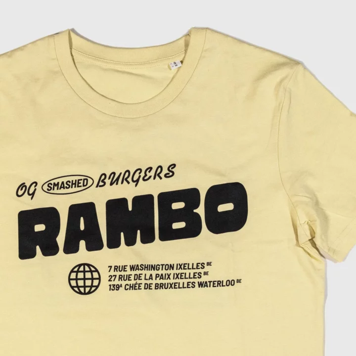 Rambo - The cream t-shirt - Front