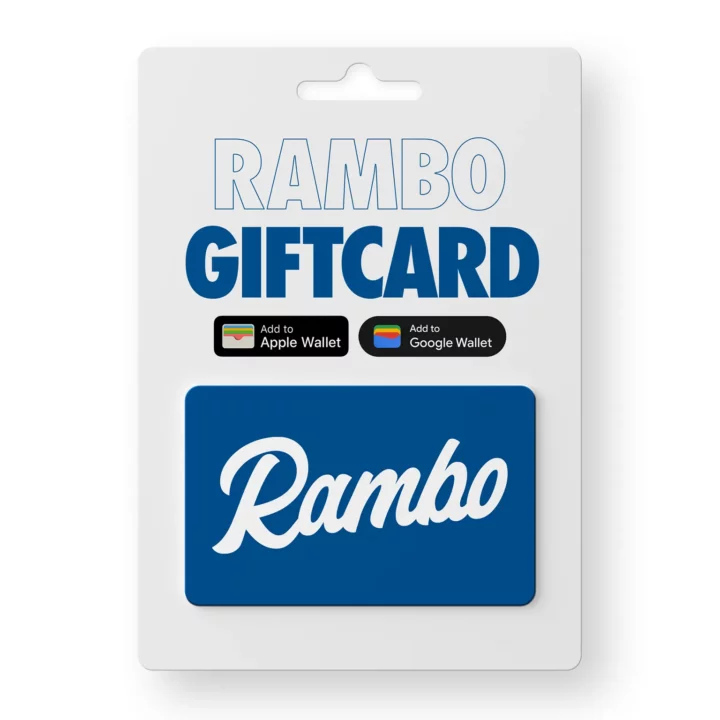 RAMBO Giftcard illustration